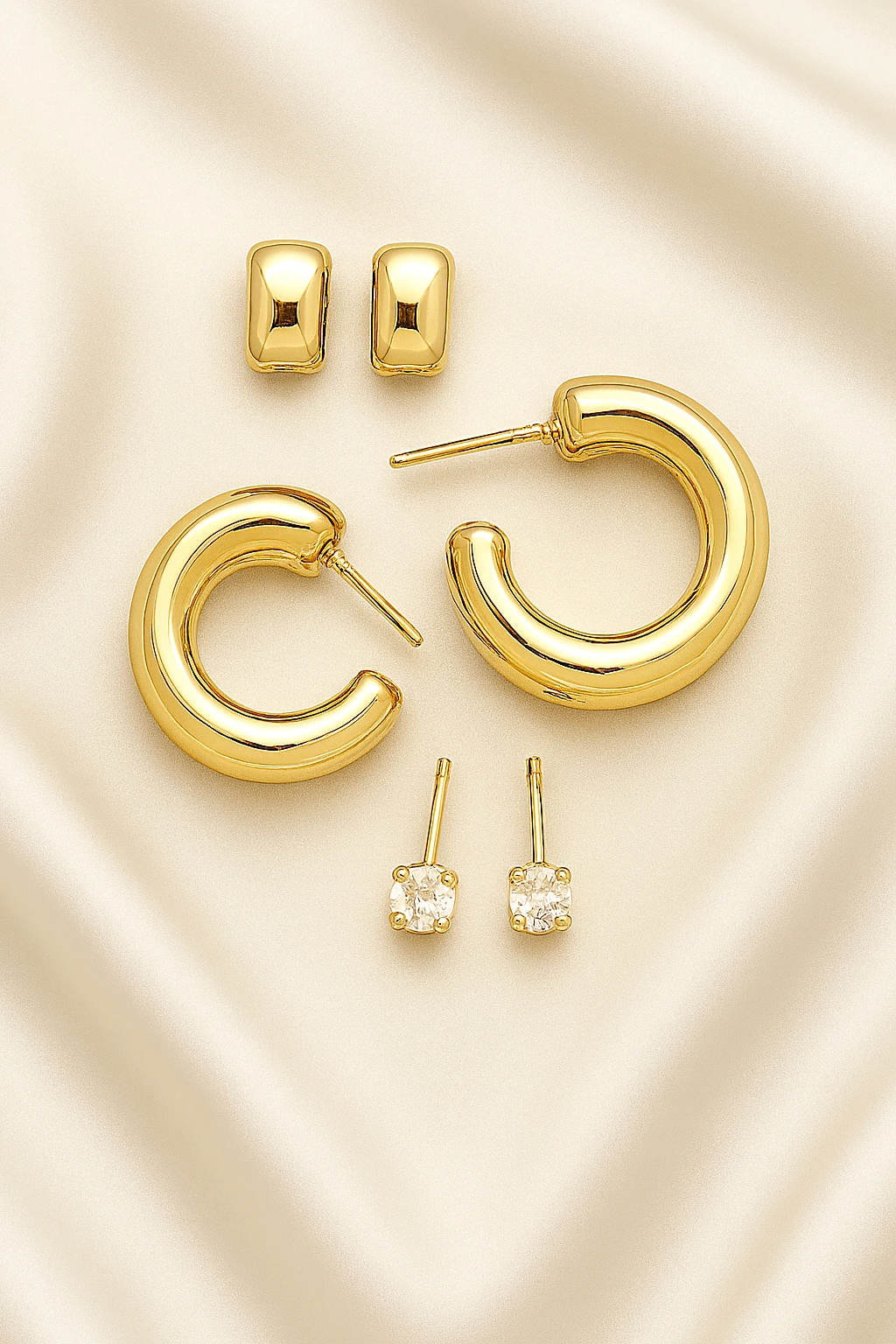 Golden & Silver Hoops