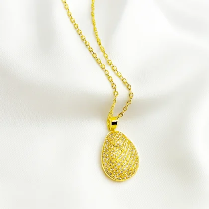 Oval Gold Pendant