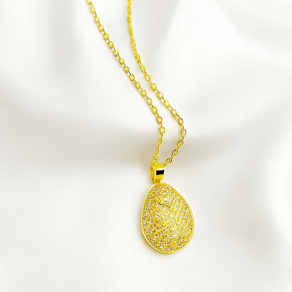 Oval Gold Pendant