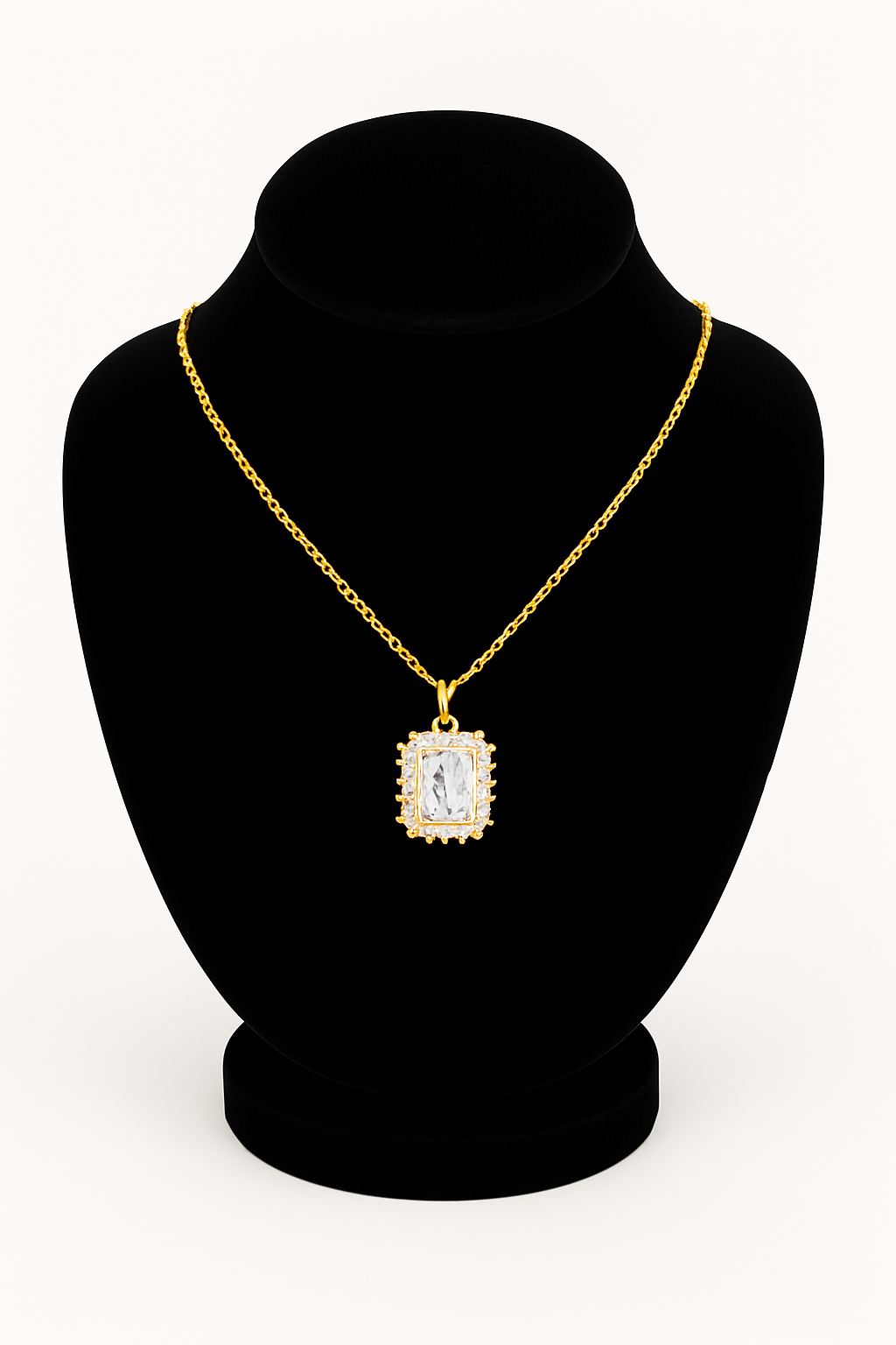 White Crystal Clear Pendant - Image 2