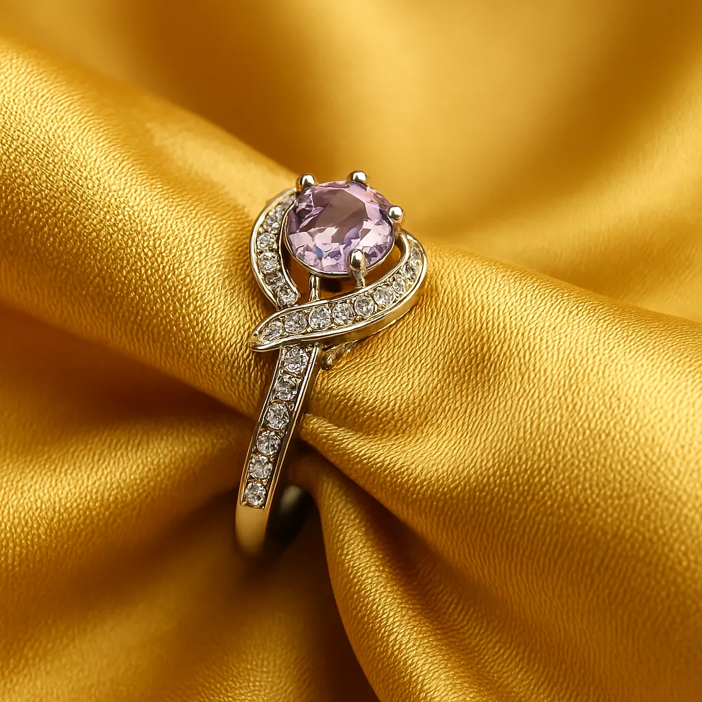 Crimson Swirl Ring - Image 2